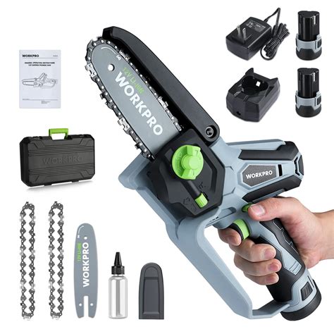 Buy WORKPRO Mini Chainsaw, 6.3“ Cordless Electric Compact Chain Saw ...