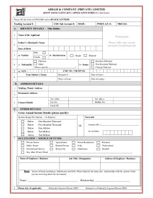 Company Kyc Form / Customize this kyc form template to add extra ...