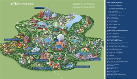 Disney World Maps - with Magic Kingdom map