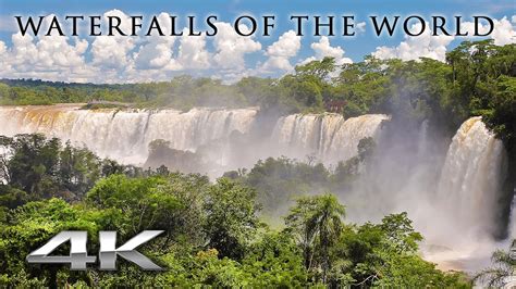 WORLD'S WATERFALLS in 4K (no music) 1 HR Nature Relaxation™ Signature ...