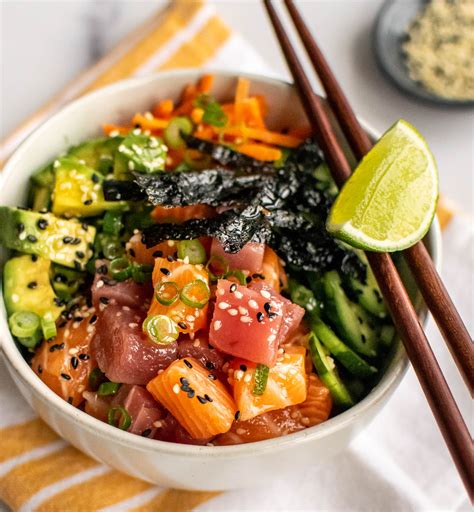 Whole30 Poke Bowls | Carolyn's Cooking