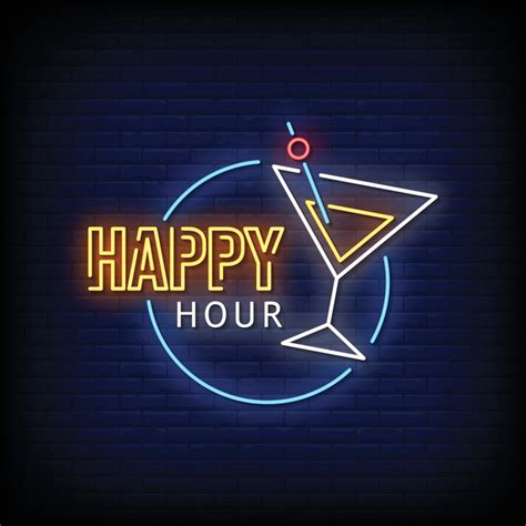 Happy Hour Logo Vector Art, Icons, and Graphics for Free Download