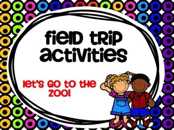 Zoo Field Trip Activities by Already Dunn for You | TpT