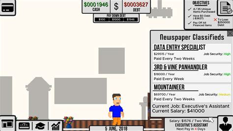 Life and Debt: A Real Life Simulator on Steam