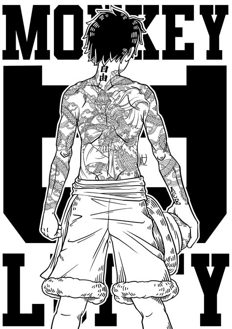 ONE PIECE / Tattoo - Monkey D. Luffy on Behance