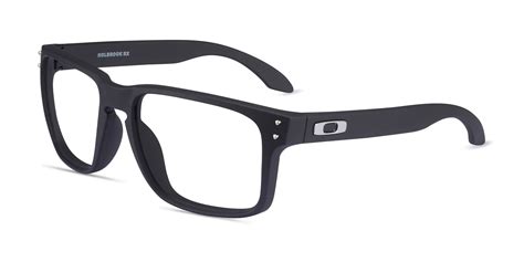 Oakley Holbrook Rx - Rectangle Satin Black Frame Glasses For Men ...