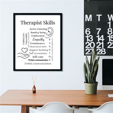 Therapist Office Decor Therapist Wall Art School Therapist - Etsy