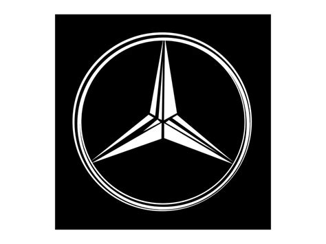 Mercedes Benz Black BG Logo PNG vector in SVG, PDF, AI, CDR format