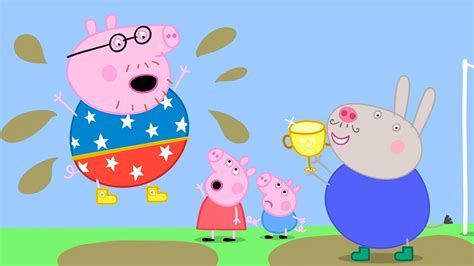 🏅 Peppa Pig Wants A New World Puddle Jumping Record! - YouTube