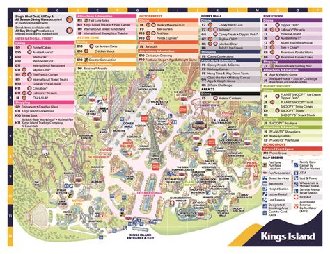 Theme Park Brochures Kings Island Park Map 2022 - Theme Park Brochures