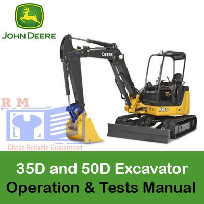 John Deere 50D Compact Excavator Parts Manual