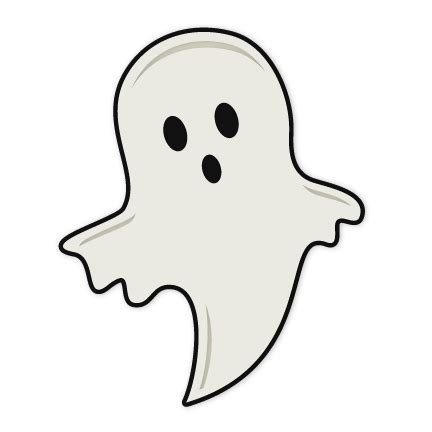 Cute Ghost Silhouette