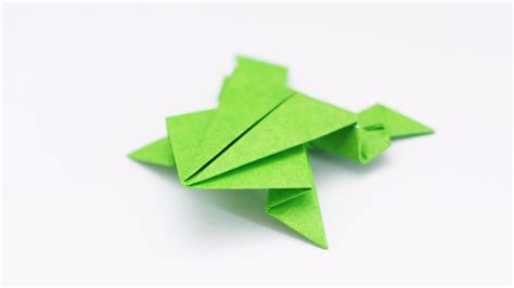 ORIGAMI FROG (Traditional model) - YouTube