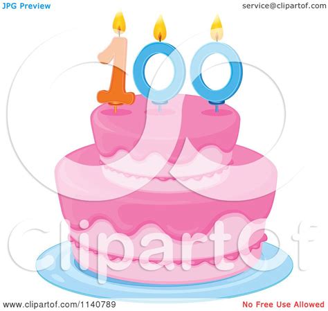 100th birthday cake clip art 20 free Cliparts | Download images on ...