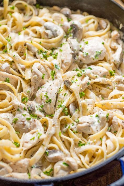 Mom's creamy Chicken Fettuccine Alfredo has been a family favorite for ...