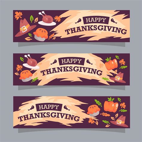 Thanksgiving Banner Party 1413585 Vector Art at Vecteezy