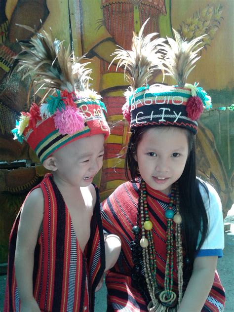 My kids wearing Igorot costumes in Baguio City | 3 people costumes ...