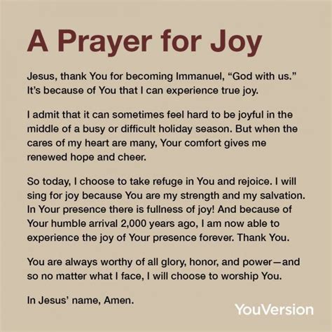 A Prayer for Joy – MRHerrera