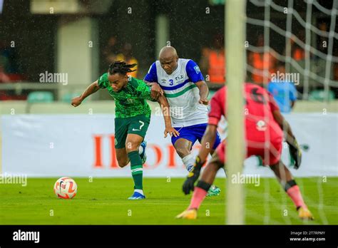 Akwa Ibom State, Nigeria. 16 nov 2023. Nigeria vs Lesotho. Rethabile ...