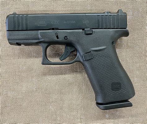 Glock 43X MOS 9mm compact 10+1 capacity fixed sights – Saddle Rock Armory