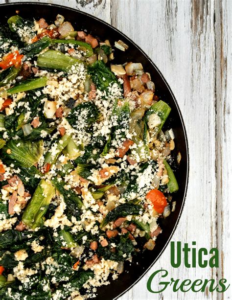 Utica Greens Recipe- Upstate Ramblings