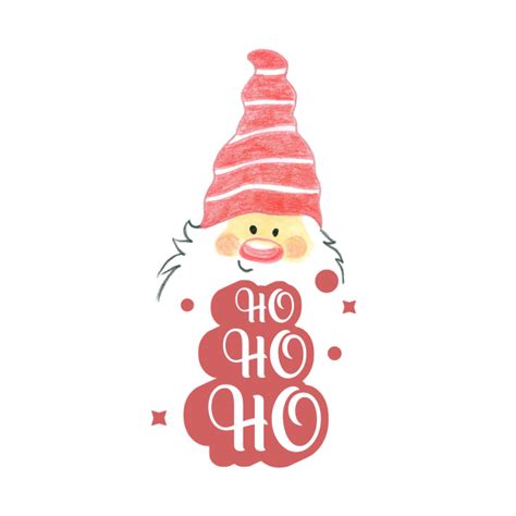 Cute Santa Ho Ho Ho - Santa Claus - T-Shirt | TeePublic