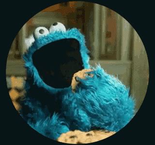 Cookie Monster Eating GIF - Cookie Monster Eating Cookie - Discover ...