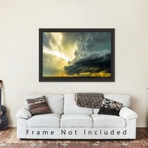 Storm Photography Print Picture of Supercell Thunderstorm - Etsy