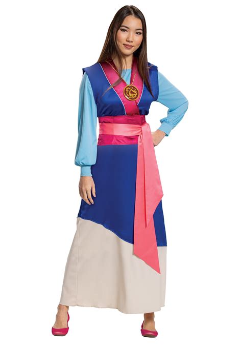 Mulan Women's Blue Dress Costume | Disney Princess Costumes