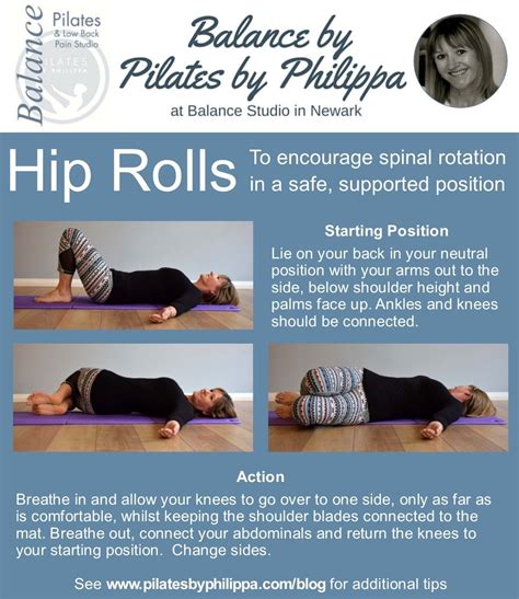 Hip Rolls encourage spinal rotation in a safe, supported position ...