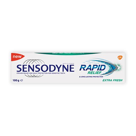 Sensodyne Toothpaste Rapid Relief Extra Fresh Reviews - Black Box