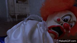 ray and the clown scene from scary movie 2 on Make a GIF