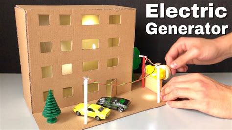 How to Make Electric Generator - Science Project for Kids - Dollhouse ...