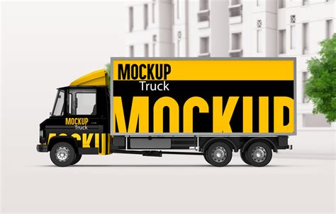 Truck Mockup - Mockup World