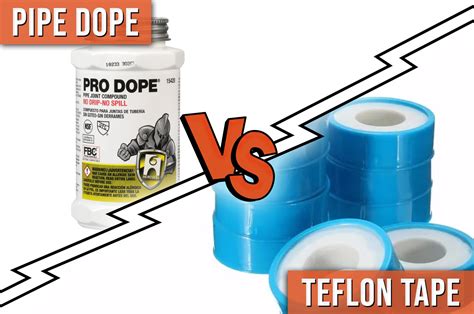 Pipe Dope vs Teflon Tape: 6 Differences You Need to Know﻿