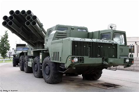 The BM-30 Smerch, a potent long-range artillery system from Russia