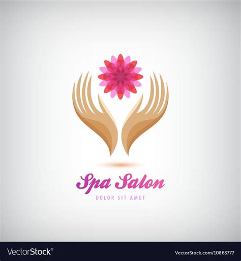 Spa beauty salon cosmetics massage logo Royalty Free Vector , # ...