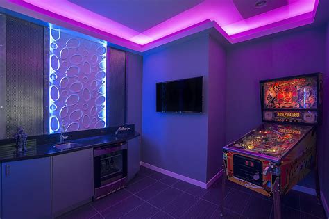 Futuristic Sci-Fi Game Room I Allure designs, LLC