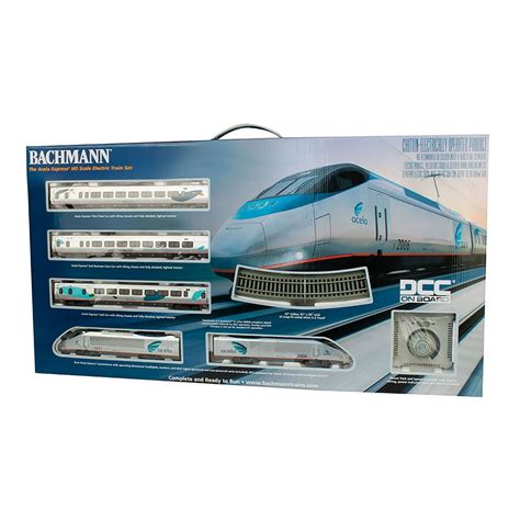 Bachman Trains Amtrak Acela DCC Equipped Ready To Run Electric Train ...