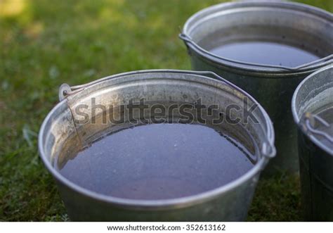 Bucket Water Stock Photo (Edit Now) 352613162