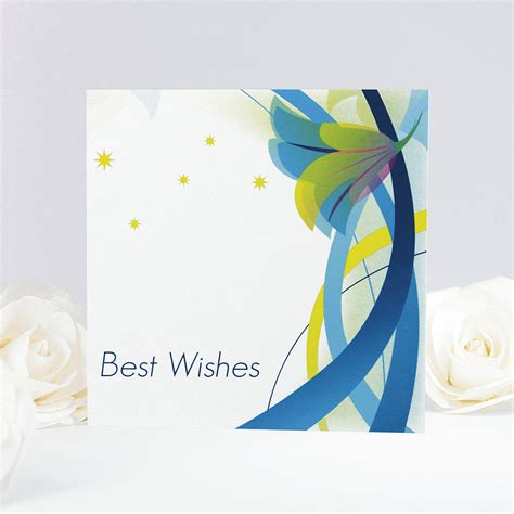 floral best wishes card by munchkin creative | notonthehighstreet.com