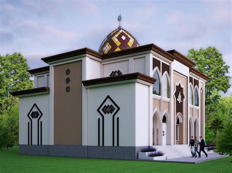 Ide Gambar Denah Dan Tampak Masjid Terbaik Desain Rumah | Images and ...