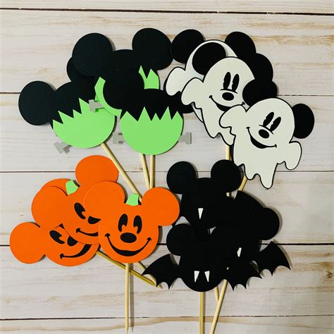 Halloween Mickey Mouse inspiriert Cupcake Topper Mickey Mouse | Etsy