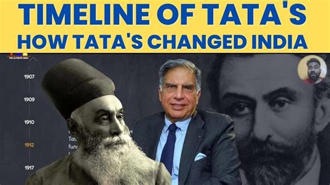 TimeLine Of TATA Group | History Of TATA | How TATA Became The Indian ...