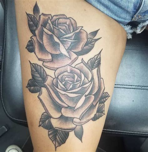 Top 81 Best Black and Gray Rose Tattoo Ideas - [2021 Inspiration Guide]