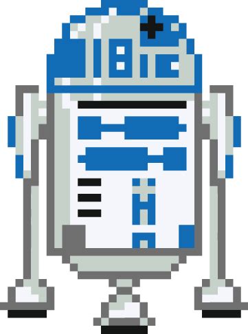 8-bit-r2.png | 8 bit, Star wars love, Pixel art