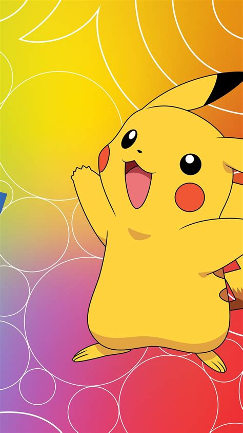 Pokemon Wallpaper 4K, Pikachu, Colorful background