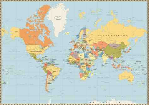 Simple and sublime. The Mercator is the finest projection, and should ...