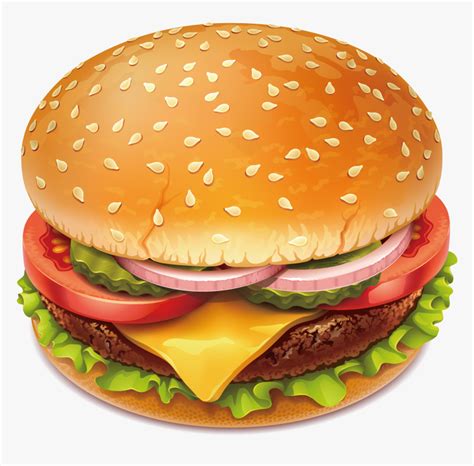 Vector Hamburger Slider - Burger Vector Images Png, Transparent Png ...