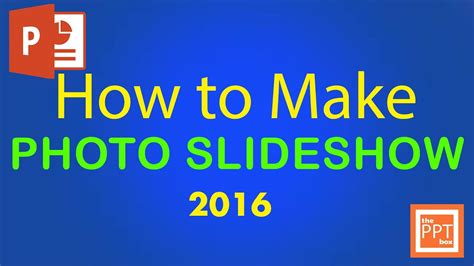 How to make photo slideshow in powerpoint 2016 – Beginners tutorial ...